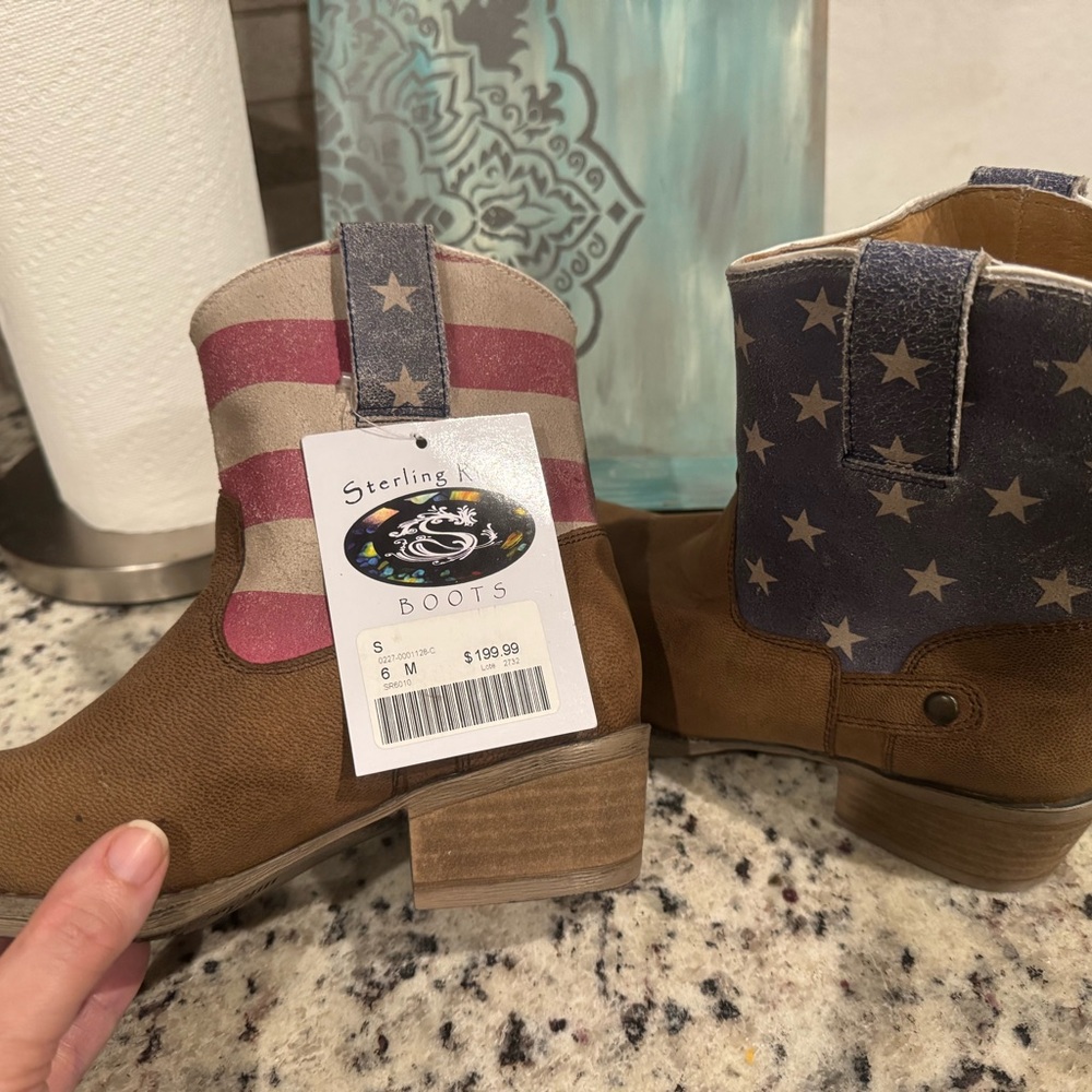 Sterling Star and Stripe Boots